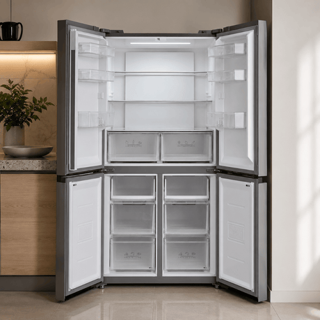 Luxell Refrigerators & Freezers Luxell 424L No-Frost 4-Door Refrigerator with Smart Inverter - LXMD-470