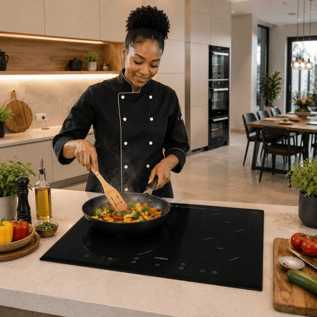 Luxell Built-In Hobs Luxell 60cm 4-Zone Touch-Control Ceramic Hob 6000W - V6-04T