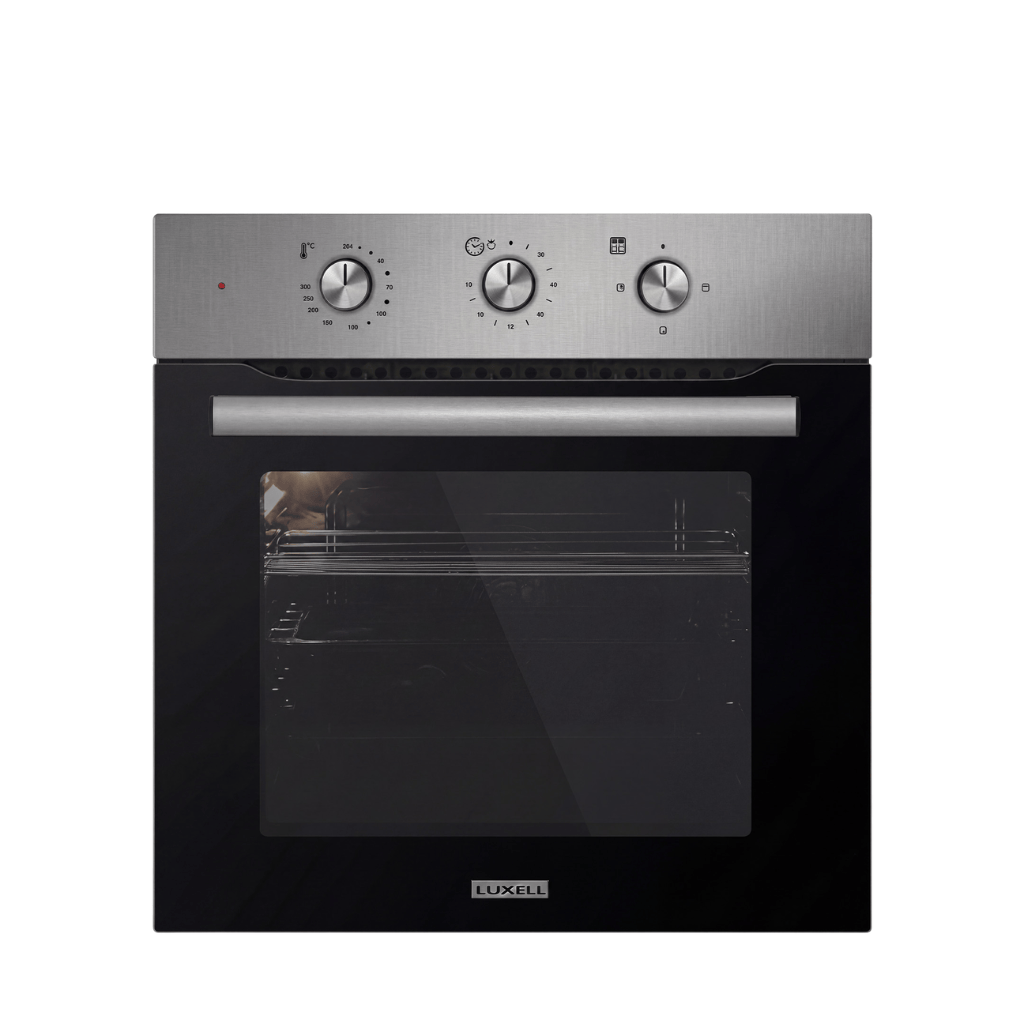 Luxell Built-In Ovens Luxell 60cm 55L Built-In Electric Oven with 9 Programs & Turbo Fan, Stainless Steel - B66-SF3 (MT) INOX