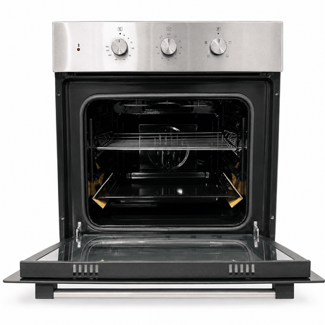 Luxell Built-In Ovens Luxell 60cm 55L Built-In Electric Oven with 9 Programs & Turbo Fan, Stainless Steel - B66-SF3 (MT) INOX