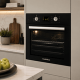 Luxell Luxell 60cm 57L Digital Built-In Electric Oven with Turbo Fan, Anthracite Glass - B66-SF3 (DDT)