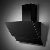 Luxell Wall-mounted angled cooker hood Luxell 60cm Angled Glass Cooker Hood with 650m³/h Extraction & Touch Control - DA6-835