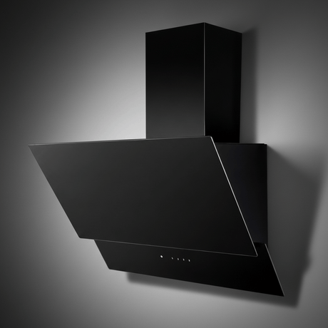 Luxell Wall-mounted angled cooker hood Luxell 60cm Angled Glass Cooker Hood with 650m³/h Extraction & Touch Control - DA6-835