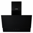 Luxell Wall-mounted angled cooker hood Luxell 60cm Angled Glass Cooker Hood with 650m³/h Extraction & Touch Control - DA6-835
