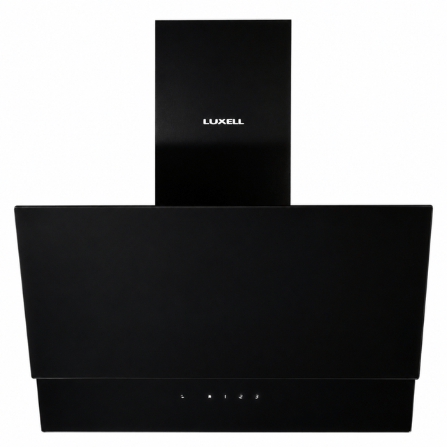 Luxell Wall-mounted angled cooker hood Luxell 60cm Angled Glass Cooker Hood with 650m³/h Extraction & Touch Control - DA6-835