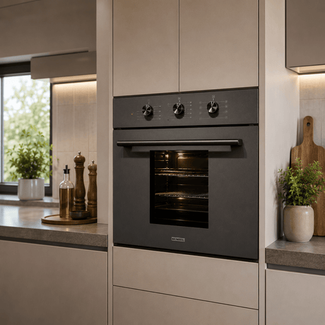 Luxell Built-In Ovens Luxell 60cm Built-In Electric Oven with Convection & 8 Cooking Programs Matte Black - B66-SF2-MB