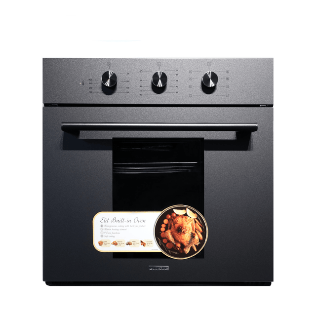 Luxell Built-In Ovens Luxell 60cm Built-In Electric Oven with Convection & 8 Cooking Programs Matte Black - B66-SF2-MB
