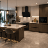 Luxell Built-In Kitchen Appliances Luxell 60cm Kehribar Glass 3-Piece Built-In Kitchen Set with 4-Burner Hob, 650m³/h Hood & Convection Oven - LXSET-60-KG-M