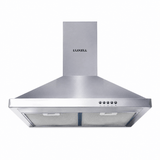 Luxell Wall-mounted angled cooker hood Luxell 60cm Stainless Steel Pyramid Cooker Hood with 450m³/h Extraction - DP6-X
