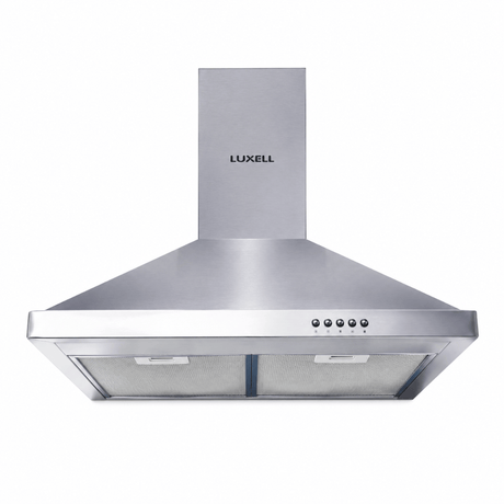 Luxell Wall-mounted angled cooker hood Luxell 60cm Stainless Steel Pyramid Cooker Hood with 450m³/h Extraction - DP6-X