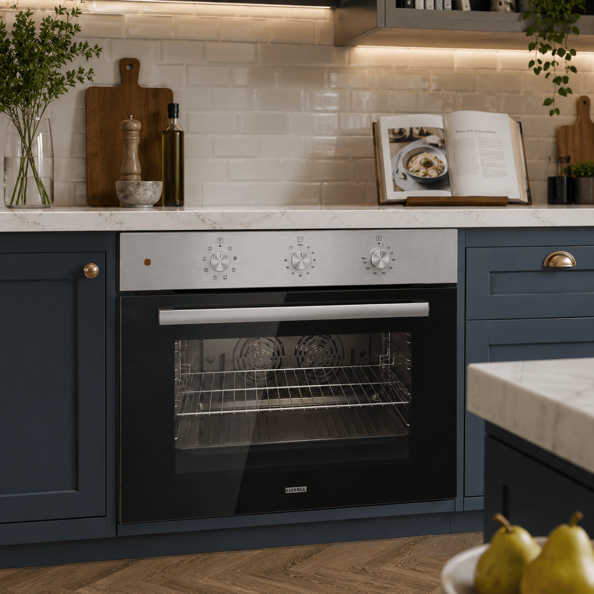 Luxell Built-In Ovens Luxell 90cm 105L Built-In Electric Oven with Double Fan & 9 Programs - A9-SF3 MT