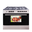 Luxell Built-In Ovens Luxell 90cm 115L Freestanding Cooker with 5-Burner Gas Hob & Electric Oven - 699-SGF50F
