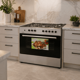 Luxell Built-In Ovens Luxell 90cm 115L Freestanding Cooker with 5-Burner Gas Hob & Electric Oven - 699-SGF50F