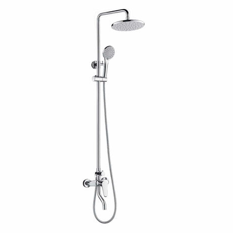 MaxTen Shower Set MaxTen 3-in-1 Chrome Hot & Cold Mixer Shower Set - B-9101