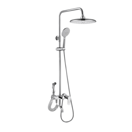 MaxTen Shower Set MaxTen 4-in-1 Chrome Hot & Cold Mixer Shower Set - B-9106