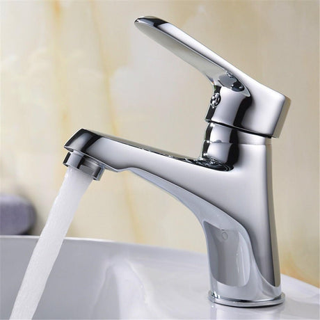 MaxTen Bathroom Faucet MaxTen Bathroom Chrome Hot & Cold Basin Faucet Mixer - B-9204