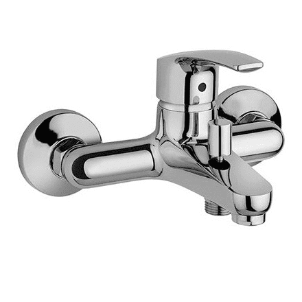 MaxTen Bathroom Faucet MaxTen Bathroom Chrome Hot & Cold Shower Faucet Mixer - B-9301