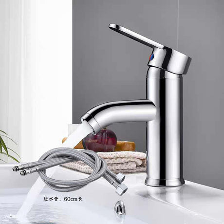 MaxTen Bathroom Faucet MaxTen Bathroom Stainless Steel Hot & Cold Basin Faucet Mixer - S20-141 & S20-141BL