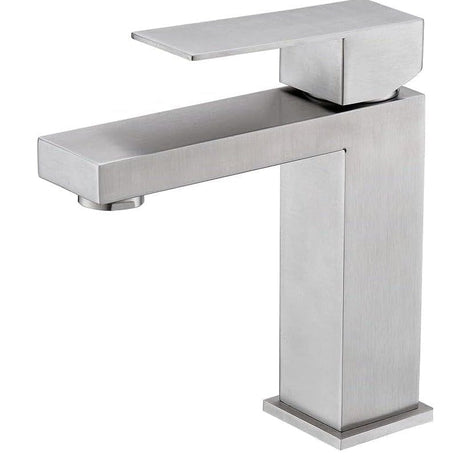 MaxTen Bathroom Faucet MaxTen Bathroom Stainless Steel Hot & Cold Basin Faucet Mixer - S20-143 & S20-143BL