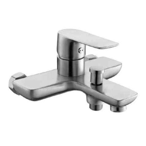 MaxTen Bathroom Faucet MaxTen Bathroom Stainless Steel Satin Nickel Hot & Cold Shower Faucet Mixer - P04006BN