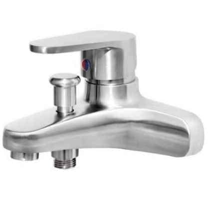 MaxTen Bathroom Faucet MaxTen Bathroom Stainless Steel Satin Nickel Hot & Cold Shower Faucet Mixer - S50-145