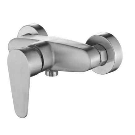 MaxTen Bathroom Faucet MaxTen Bathroom Stainless Steel Satin Nickel Hot & Cold Shower Faucet Mixer - S50-146