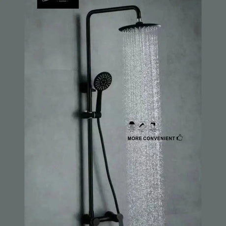 MaxTen Shower Set MaxTen Stainless Steel 3-in-1 Hot & Cold Mixer Shower Set - ST60-308 & ST60-308BL