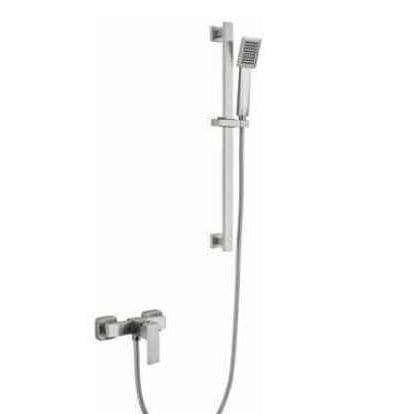 MaxTen Shower Set MaxTen Stainless Steel Satin Nickel Hot & Cold Mobile Shower Set - ST70-9510