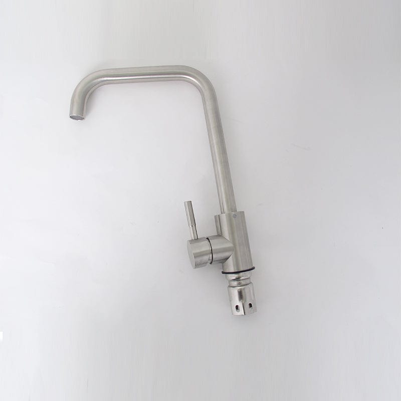 MaxTen Kitchen Tap MaxTen Stainless Steel Satin Nickel Kitchen Sink Faucet Tap - P02007BN