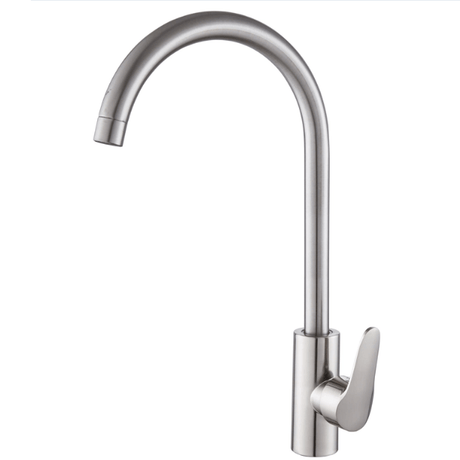 MaxTen Kitchen Tap MaxTen Stainless Steel Swan Neck Kitchen Sink Faucet Tap - SC31-830