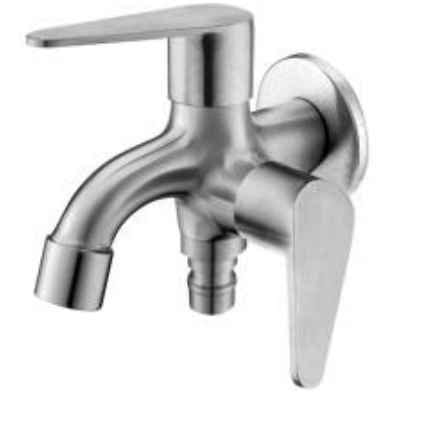 MaxTen Bathroom Faucet MaxTen Two-Way Multifunctional Stainless Steel Tap - D5612