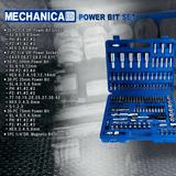Mechanica Sockets & Hex Keys Mechanica 108-Piece 1/4" & 1/2" Drive Socket Set - ME108-1/4.1/2