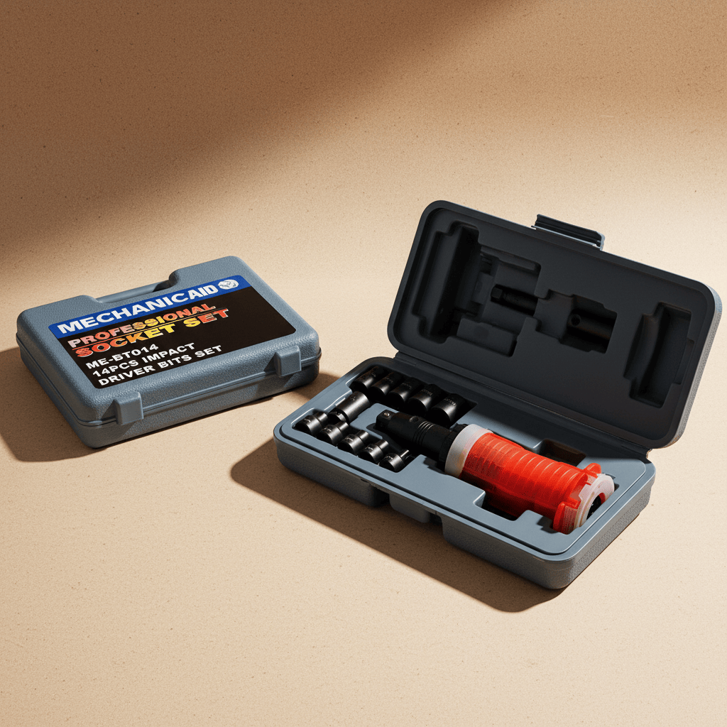 Mechanica Sockets & Hex Keys Mechanica 14-Piece Manual Impact Driver & CR-V Bit Set - ME-BT014-BT