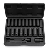 Mechanica Sockets & Hex Keys Mechanica 15-Piece 1/2" Drive Deep Impact Socket Set - ME415CRMO