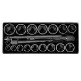 Mechanica Sockets & Hex Keys Mechanica 22-Piece 1" Drive Socket Set - ME22-1BM