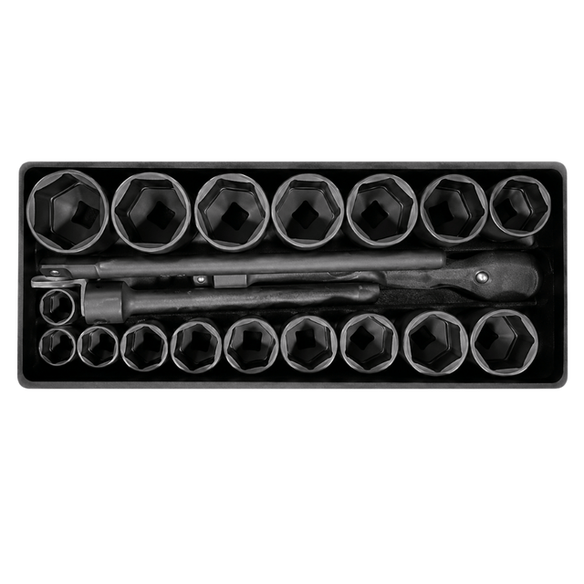 Mechanica Sockets & Hex Keys Mechanica 22-Piece 1" Drive Socket Set - ME22-1BM