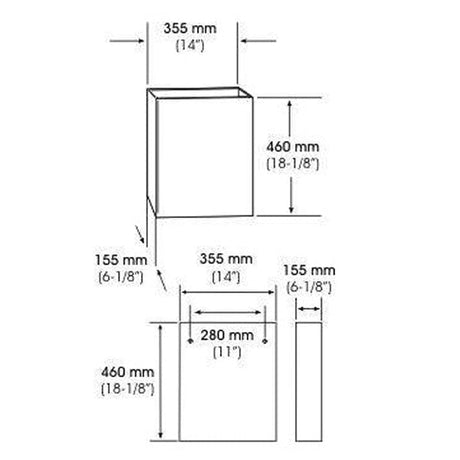 Mediclinics Waste Management Mediclinics 25L Waste Receptacle