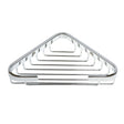 Mediclinics Bathroom Accessories Mediclinics Chrome Plated Brass Triangular Soap Dish