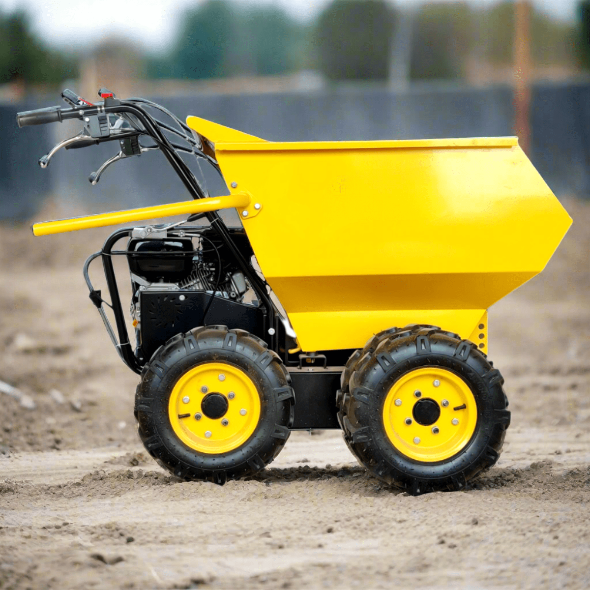 Meg Construction Equipment Meg 6.5HP Petrol Powered Self-Propelled Wheelbarrow Dumper 500N