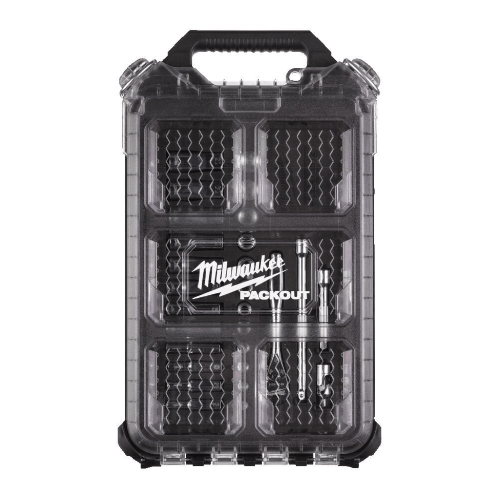 Milwaukee Sockets & Hex Keys Milwaukee 1/4" 28-Piece Metric Ratchet & Socket Set - 4932478812