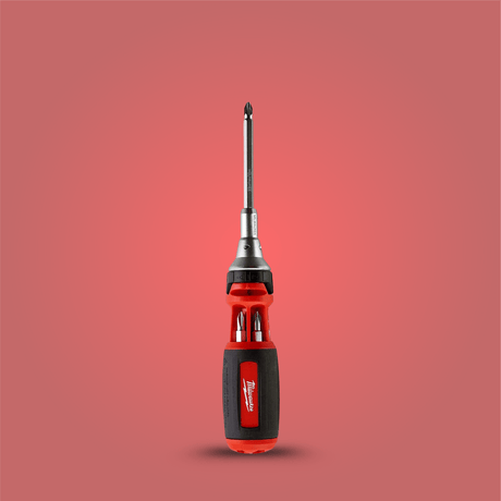Milwaukee Screwdrivers Milwaukee 10-in-1 Ratchet Multi-Bit Universal Screwdriver - 48222311