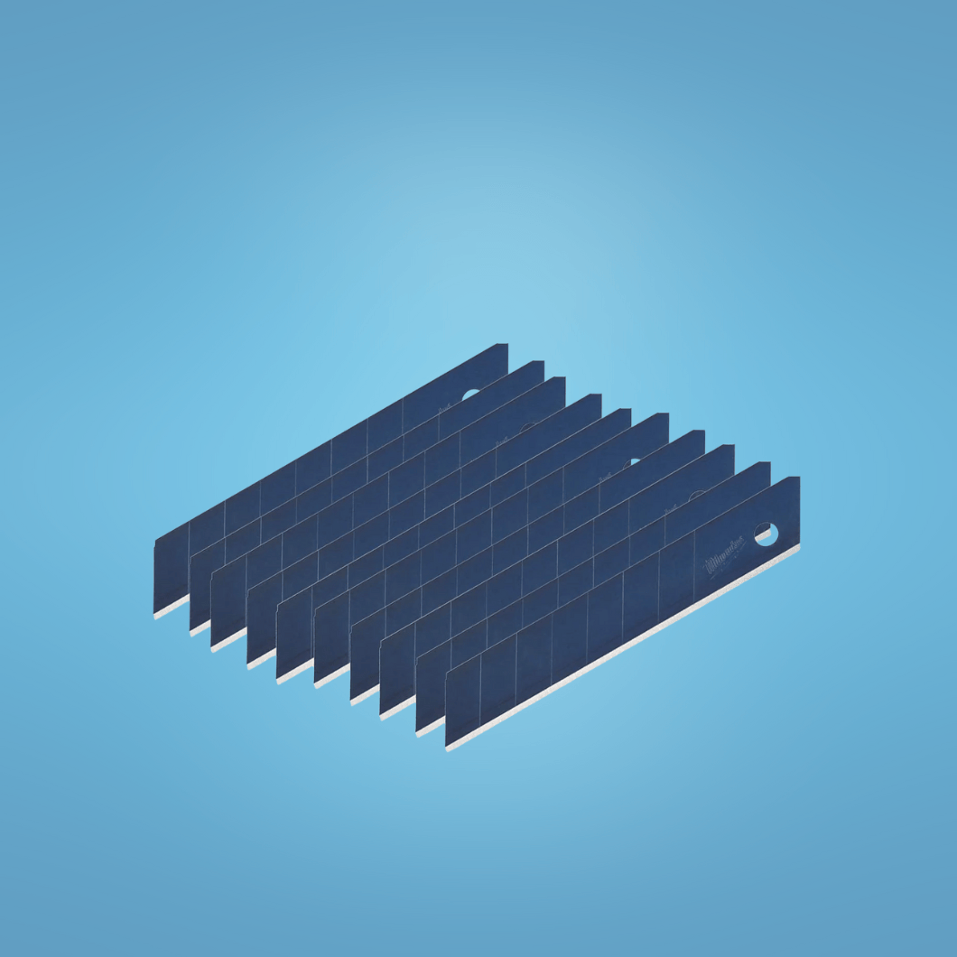 Milwaukee Hand Saws & Cutting Tools Milwaukee 10 Pieces 18mm Snap Knife Blades - 48229118