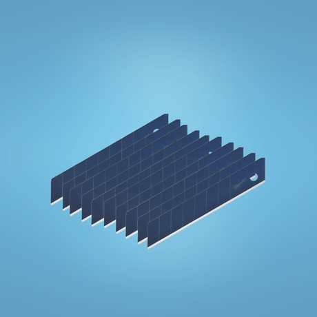 Milwaukee Hand Saws & Cutting Tools Milwaukee 10 Pieces 18mm Snap Knife Blades - 48229118