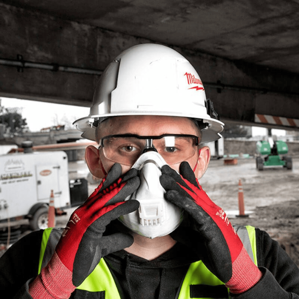 Milwaukee Dust Masks & Respirators Milwaukee 10 Pieces Safety FFP2 Respirator Mask With Valve Pack - 4932478548