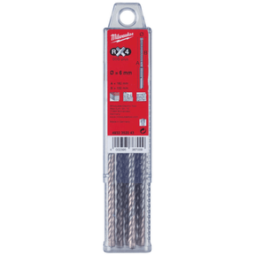 Milwaukee Drill Bits Milwaukee 10 Pieces SDS Plus Concrete Drill Bit Set 6 X 110mm – 4932352042
