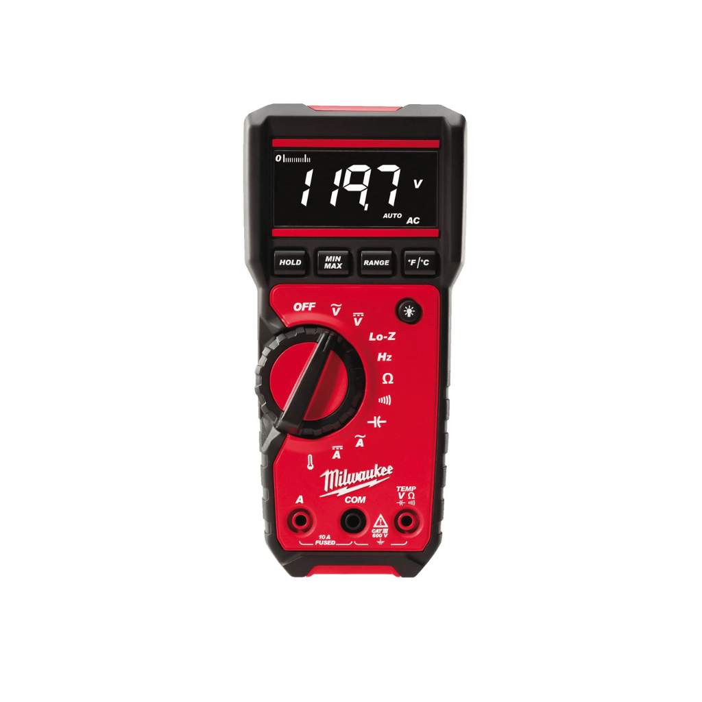 Milwaukee Digital Meter Milwaukee 10A Digital Multimeter 200V with Low Input Impedance Function - 2217-40