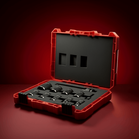 Milwaukee Hole Saws & Cores Milwaukee 11 Pieces 1/2" Shockwave Impact Duty Socket Set - 4932478290