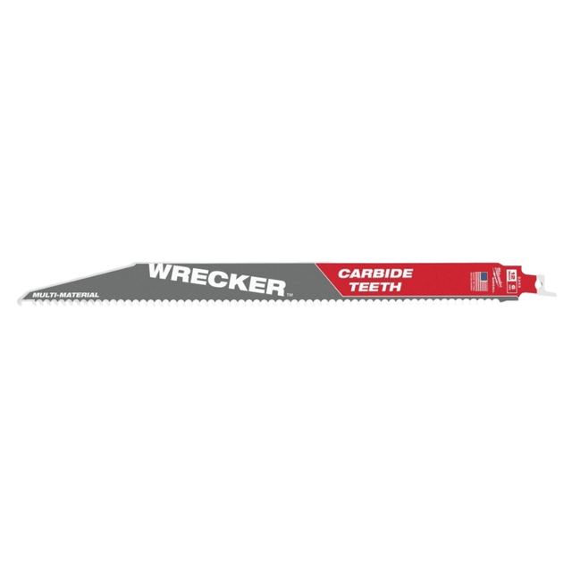 Milwaukee Saw Blades Milwaukee 12" 5 Pieces TCT Wrecker Reciprocating Saw Blade - 48005543