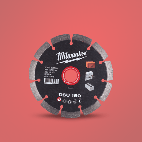 Milwaukee Grinding & Cutting Wheels Milwaukee 150mm Diamond Blade For Wall Chaser 373148 -  DSU150