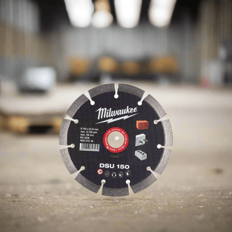 Milwaukee Grinding & Cutting Wheels Milwaukee 150mm Diamond Blade For Wall Chaser 373148 -  DSU150